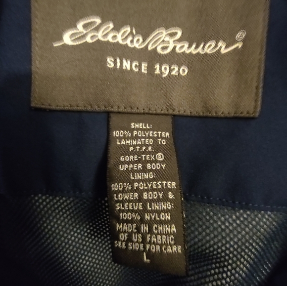 Eddie Bauer Gore-Tex all weather men's large jacket - Picture 3 of 13